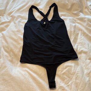 Black Thong Bodysuit